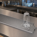 Thumbnail image #3 for 46-Inch Surface Mount Stainless Steel Drip Tray Trough with Integral Glass Rinser