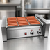 Thumbnail image #3 for Benchmark 20 Hot Dog Roller Grill with Dual Heat Controls and Removable Drip Tray