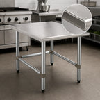 Thumbnail image #3 for Eagle Group TMS3036S Stationary Stainless Steel Mixer Stand, Open Base, 36 x 30 x 24 Inches, 600 lb Capacity