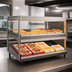Thumbnail image #3 for Hatco Glo-Ray 30-Inch Countertop Pass-Through Slant/Horizontal Merchandising Warmer, High Watt, 2-Shelf