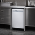 Thumbnail image #4 for Manitowoc Undercounter Air-Cooled Cube Ice Machine with 25 lb Storage Bin