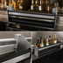 Thumbnail image #3 for Glastender 24-Inch Clip-On Single Speed Rail with Lift-Off Liquor ID Cover