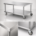 Thumbnail image #4 for Vollrath Heavy-Duty Stainless Steel Countertop Equipment Stand with Undershelf and 5-Inch Casters, 24 x 30 x 24 Inches