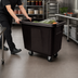 Thumbnail image #3 for Rubbermaid Commercial Products Mobile Open-Top Cube Truck Cart, 16 Cu. Ft., 500 lb Capacity, Black