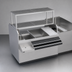Thumbnail image #4 for Krowne Royal Series 54-Inch Pass-Thru Underbar Ice Bin/Cocktail Station with Right-Side Ice Bin and 10-Circuit Cold Plate