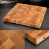 Thumbnail image #3 for Boos Block End Grain Northern Hard Rock Maple Island Countertop with Cream Finish and Beeswax, 30 x 25 x 2-1/4 Inches