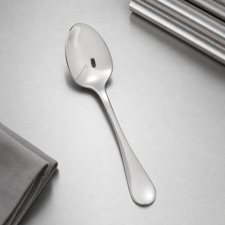 Product image #4 for Venice Extra Heavy Weight Demitasse Spoon, 4-1/2 Inch, 18/8 Stainless Steel, Mirror Finish