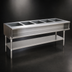 Thumbnail image #3 for Eagle Group AWT5-LP Liquid Propane Water Bath Hot Food Table, 5-Pan, Open Base with Undershelf, 79-Inch Wide