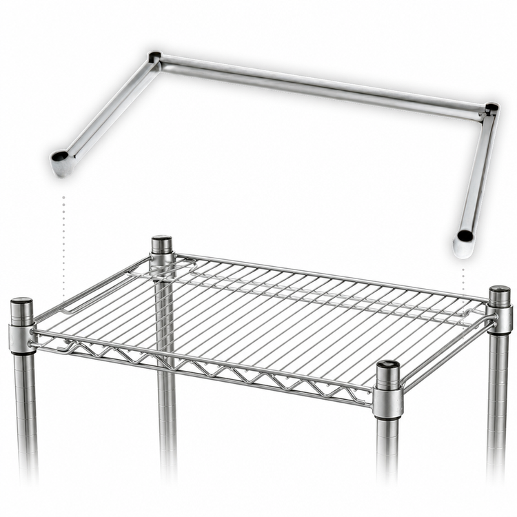 Product image #3 for Eagle Group 3-Sided Stainless Steel Channel Frame, 42" W x 18" D