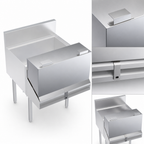 Thumbnail image #3 for Krowne Royal Series KR-DC24 24-Inch Stainless Steel Double Speed Rail Locking Cover