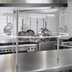 Thumbnail image #4 for 60-Inch Adjustable Table-Mounted Stainless Steel Pot Rack