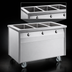 Thumbnail image #3 for Randell 48 Inch Electric Mobile Modular Hot Food Table with 3 Sealed Wells and Enclosed Cabinet Base