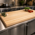 Thumbnail image #3 for John Boos Boos Block KCT6038-O Kitchen Countertop, 60 x 38 Inch, 1-1/2 Inch Thick, Northern Hard Rock Maple, Penetrating Oil Finish