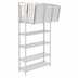 Thumbnail image #3 for Eagle Group Pizza Carry-Out Workstation with Wire Shelves and Pizza Box Dividers, 48 x 33 x 98 Inches, Zinc Finish
