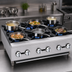 Thumbnail image #3 for Hurakan by Equip.me 36-Inch Heavy-Duty Gas Countertop Range with 6 Open Burners
