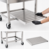 Thumbnail image #3 for Eagle Group Removable Louvered Stainless Steel Undershelf for DCS-CUI-24 Work Table
