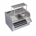 Thumbnail image #4 for Krowne Royal Series 36-Inch Pass-Thru Underbar Ice Bin/Cocktail Station with Left Ice Bin, 10-Circuit Cold Plate, Double Speed Rail, and Dual Dump Sinks