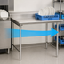 Thumbnail image #3 for Eagle Group Spec-Master Clean Straight Dishtable, 30 In. x 30 In., Left-to-Right Operation, 14/304 Stainless Steel Top