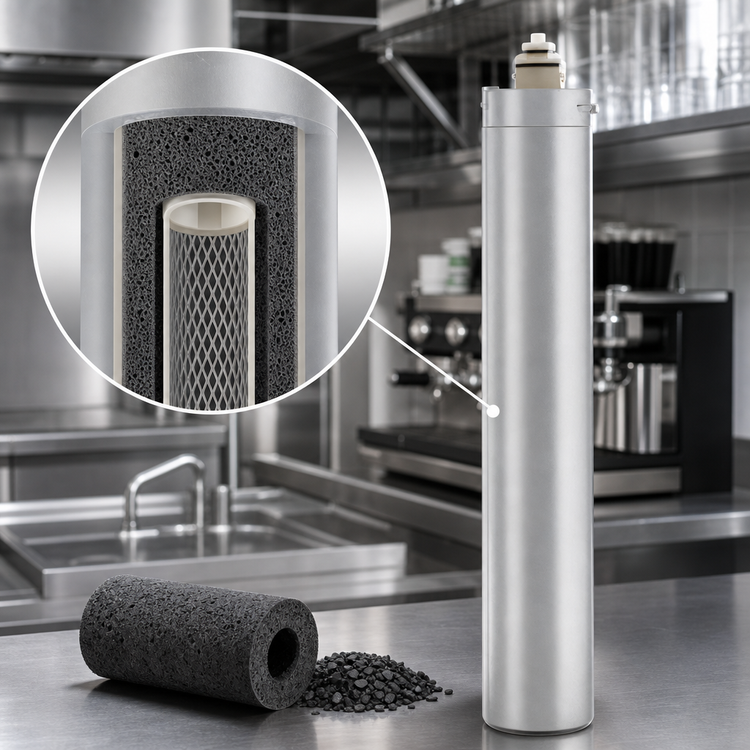 Product image #3 for Everpure 7FC5-S Fibredyne II Carbon Block Water Filter Cartridge, Case of 6