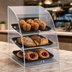 Thumbnail image #3 for Vollrath Countertop Curved-Front Self-Service Acrylic Bakery Display Case, 3 x 10