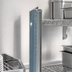 Thumbnail image #3 for Eagle Group Standard Wall-Mounted Cantilever Shelving Upright, 36 Inch H, Stainless Steel