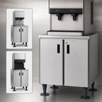 Thumbnail image #3 for Hoshizaki Opti-Serve SD-500 Stainless Steel Equipment Stand with Enclosed Cabinet, Locking Doors and Flat Top for DCM-300/500