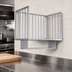 Thumbnail image #3 for John Boos Wall-Mount Aluminum Meat Boat Rack, 48 x 20 Inches
