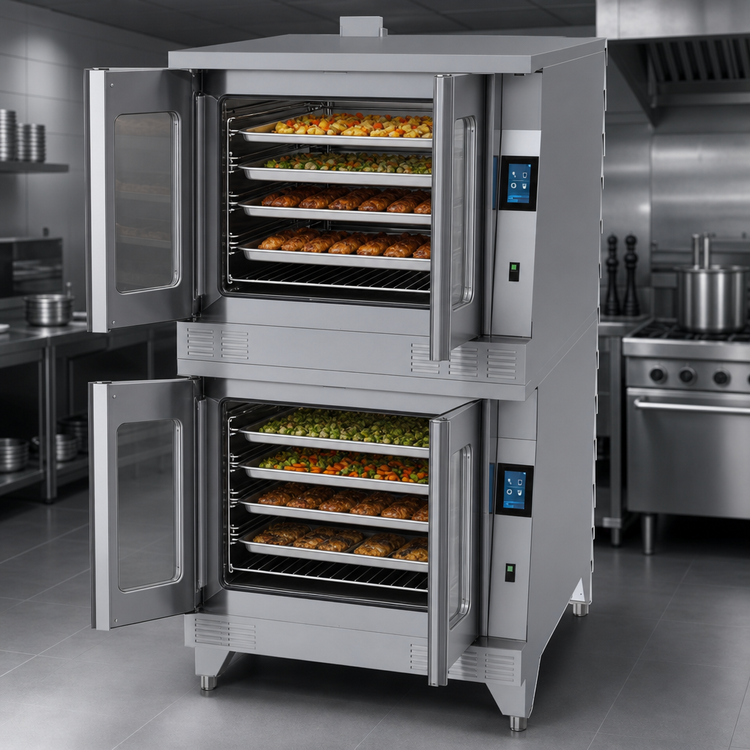 Product image #3 for Garland Master Series MCO-ED-20M Double-Deck Deep-Depth Electric Convection Oven with EasyTouch Controls