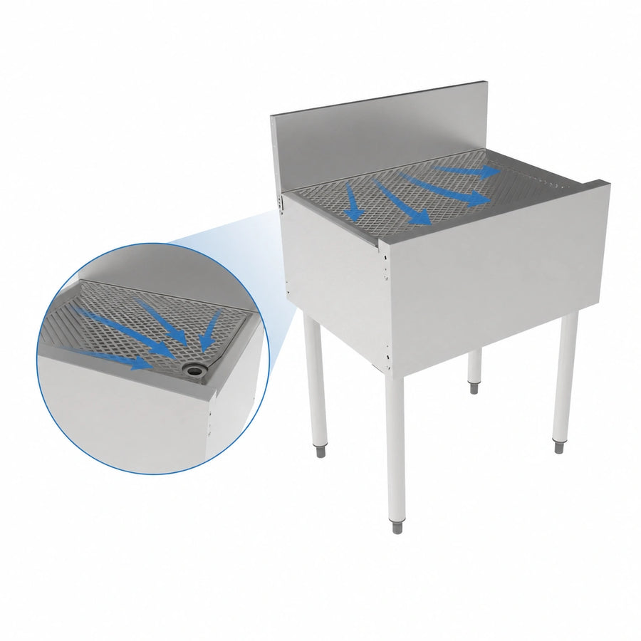 Pitched Drainboard Top