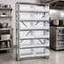Thumbnail image #3 for Quantum Heavy Duty Wire Shelving Unit with 8 Shelves and 14 Clear Bins, 12 x 36 x 75 Inches