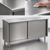 Thumbnail image #3 for Spec-Master 144-Inch Wide Sliding Door Plate Cabinet with 14/304 Stainless Steel Top