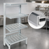 Thumbnail image #3 for Channel 4-Inch E-Channel Cantilever Shelving, 42 x 24 x 72 Inches, Aluminum