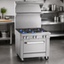 Thumbnail image #3 for Southbend Platinum 36-Inch Modular Heavy Duty Sectional Gas Range with Six Open Burners and Step-Up Rear Burners