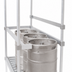 Thumbnail image #3 for John Boos Aluminum Rear Keg Strap for 93-Inch W x 20-Inch D Keg Rack