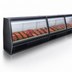 Thumbnail image #3 for Howard-McCray 32E Series 98-Inch Self-Contained Endless Design Red Meat Service Case, Black Exterior/White Interior, LED Lighting
