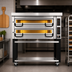 Thumbnail image #3 for PizzaMaster PM 912ED Two-Deck Full-Size Electric Stone Hearth Pizza Oven with Stand