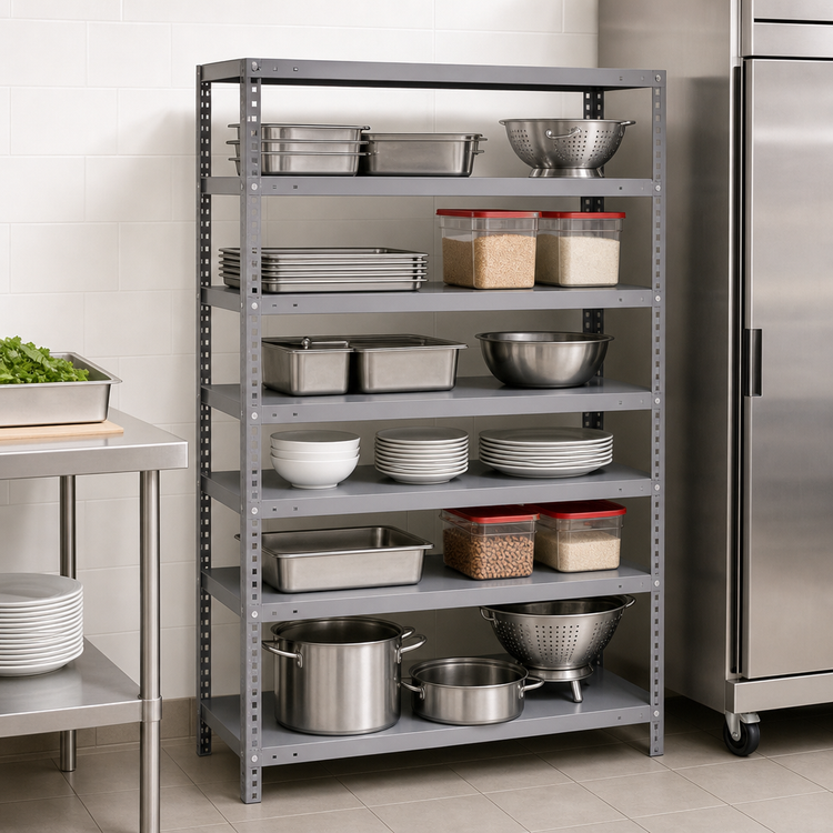 Product image #3 for Quantum Heavy Duty 7-Shelf Stationary Wire Shelving Unit, 36 x 18 x 39 Inches