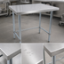 Thumbnail image #3 for BK Resources 30-Inch x 30-Inch All Stainless Steel Open Base Flat Top Work Table