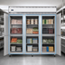 Thumbnail image #3 for Continental Refrigerator 3FSNSSHD Three-Section Shallow Depth Reach-In Freezer with Half-Height Solid Doors