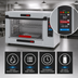 Thumbnail image #4 for Metro HotBlox Xpress S4 Touchscreen Countertop Hot Food Holding Cabinet with Clear Flip Door