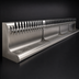 Thumbnail image #3 for Perlick 90-Inch 30-Faucet Modular Wall-Mount Glycol-Cooled Stainless Steel Draft Beer Dispensing Tower, Rear Lead Exit