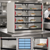 Thumbnail image #4 for Metro2Go 8-Compartment Pass-Thru Order Hot Station with Sliding Polycarbonate Doors, 120V