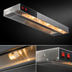 Thumbnail image #3 for Eagle RedHots 84 Inch Single Lighted Strip Heat Lamp with Incandescent Lights, 120V, Standard Watt, Aluminum