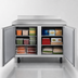 Thumbnail image #3 for Hoshizaki Steelheart 48-Inch Two-Section Reach-In Worktop Freezer with Solid Doors