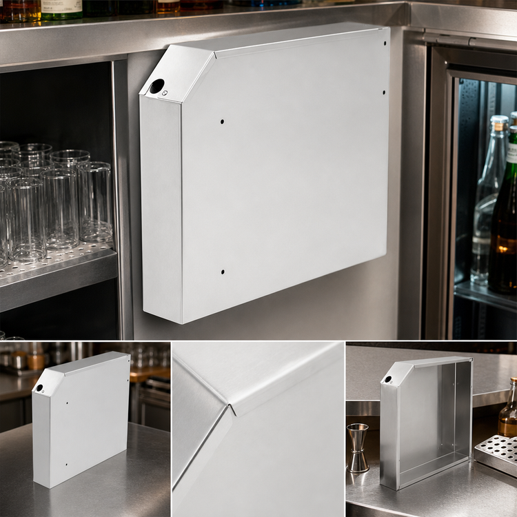 Product image #4 for John Boos Underbar Soda Gun Chase Filler, 4 x 18 x 17 Inches, 18/300 Stainless Steel