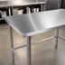 Thumbnail image #3 for Stallion 60-Inch x 36-Inch 14-Gauge Stainless Steel Top Work Table with Stallion Safety Edge