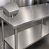 Thumbnail image #3 for John Boos Stallion 84-Inch x 24-Inch 14-Gauge Stainless Steel Work Table with Safety Edge and Undershelf