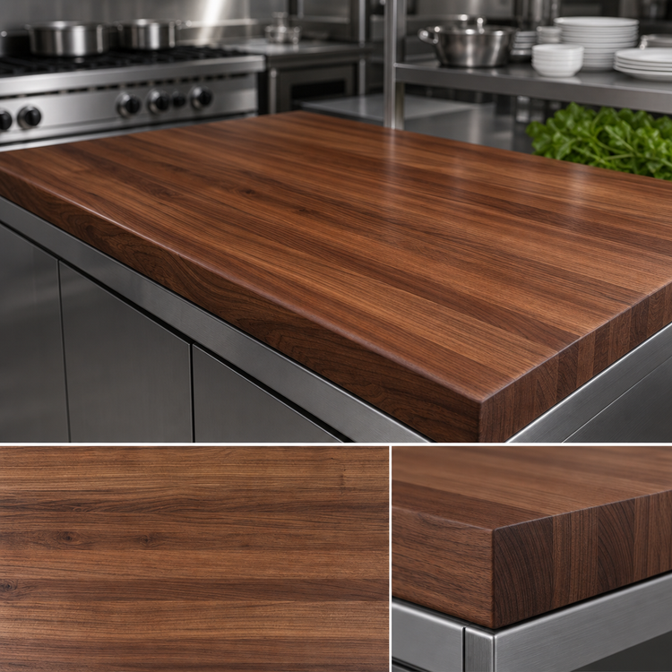 Product image #3 for Boos Block American Black Walnut Kitchen Countertop