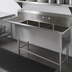 Thumbnail image #3 for John Boos Pro-Bowl 3-Compartment Stainless Steel Sink with 24