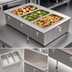 Thumbnail image #3 for Vollrath 36442R Three-Pan Remote Refrigerated Drop-In Cold Pan, 8-Inch Deep Well, Fits 12 x 20 Pans